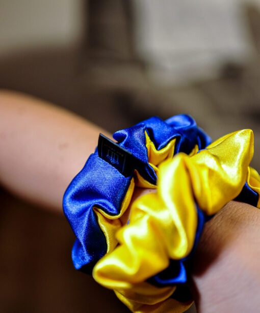 Alternative view of Mėlyna/Geltona plaukų gumytė