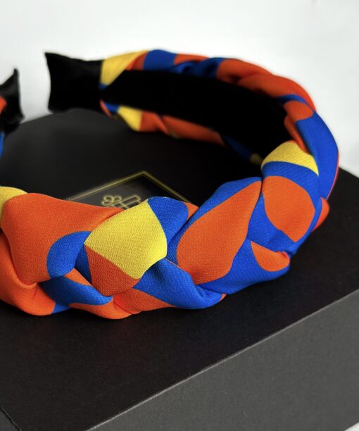 Alternative view of Ryškių spalvų plaukų lankelis