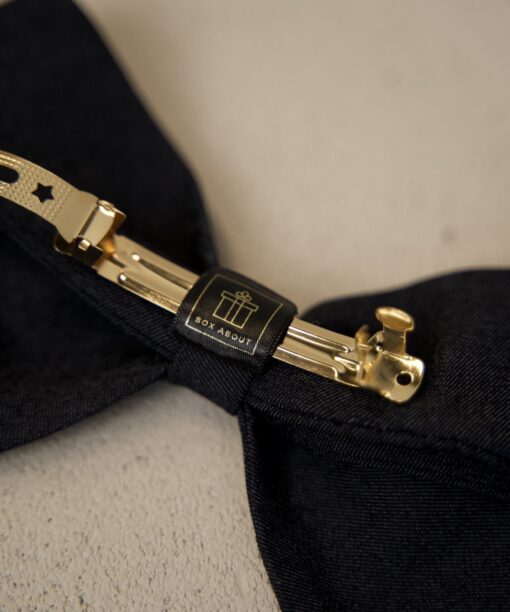 Alternative view of Džinsinis plaukų segtukas kaspinas