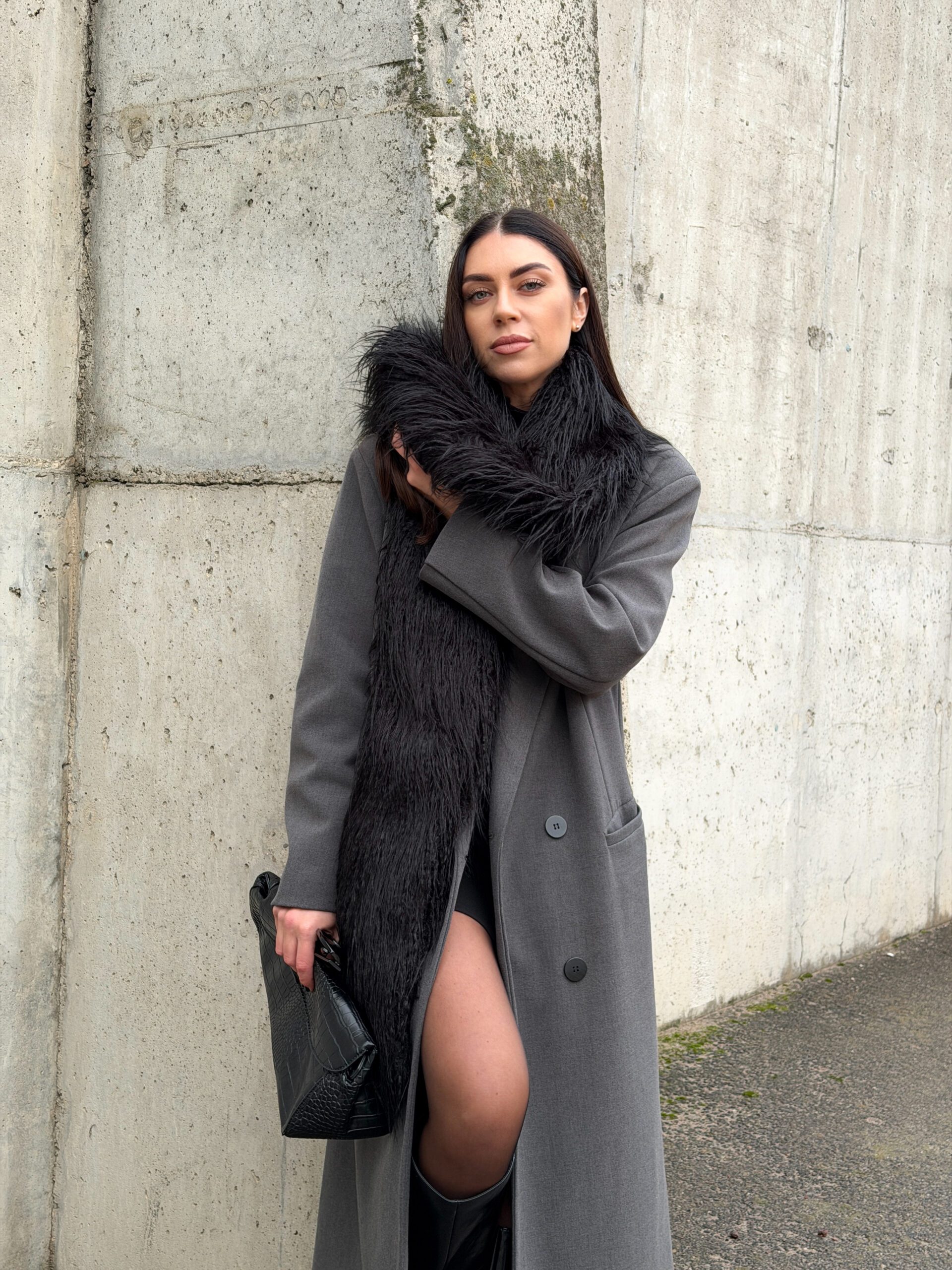 Dirbtinio kailio šalikas - Image 4