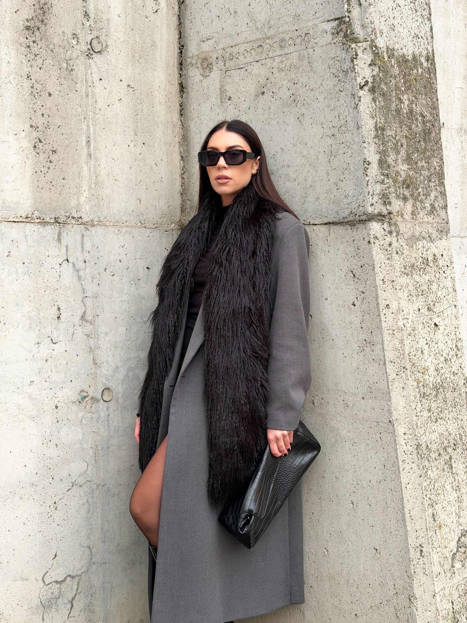 Dirbtinio kailio šalikas - Image 5