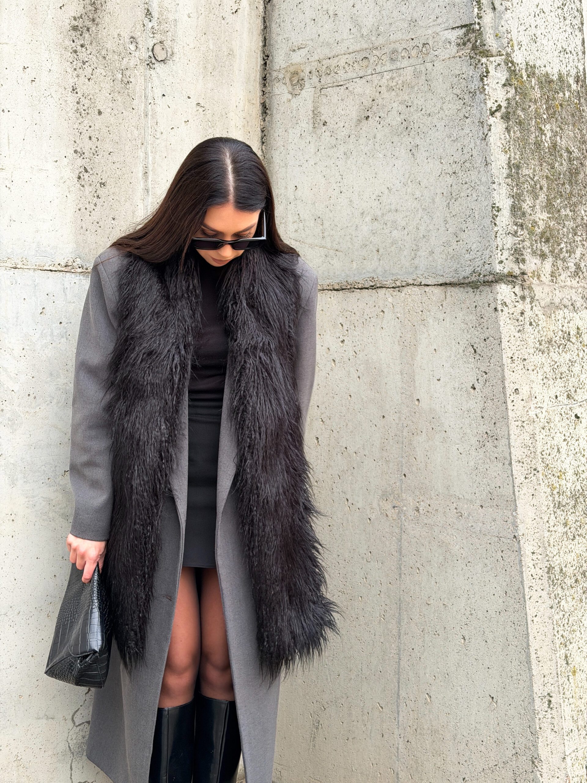 Dirbtinio kailio šalikas