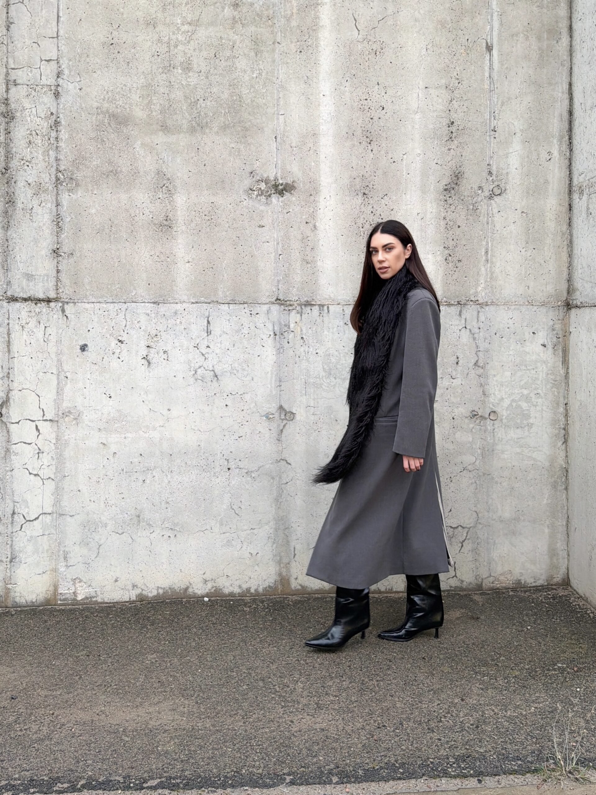 Dirbtinio kailio šalikas - Image 3